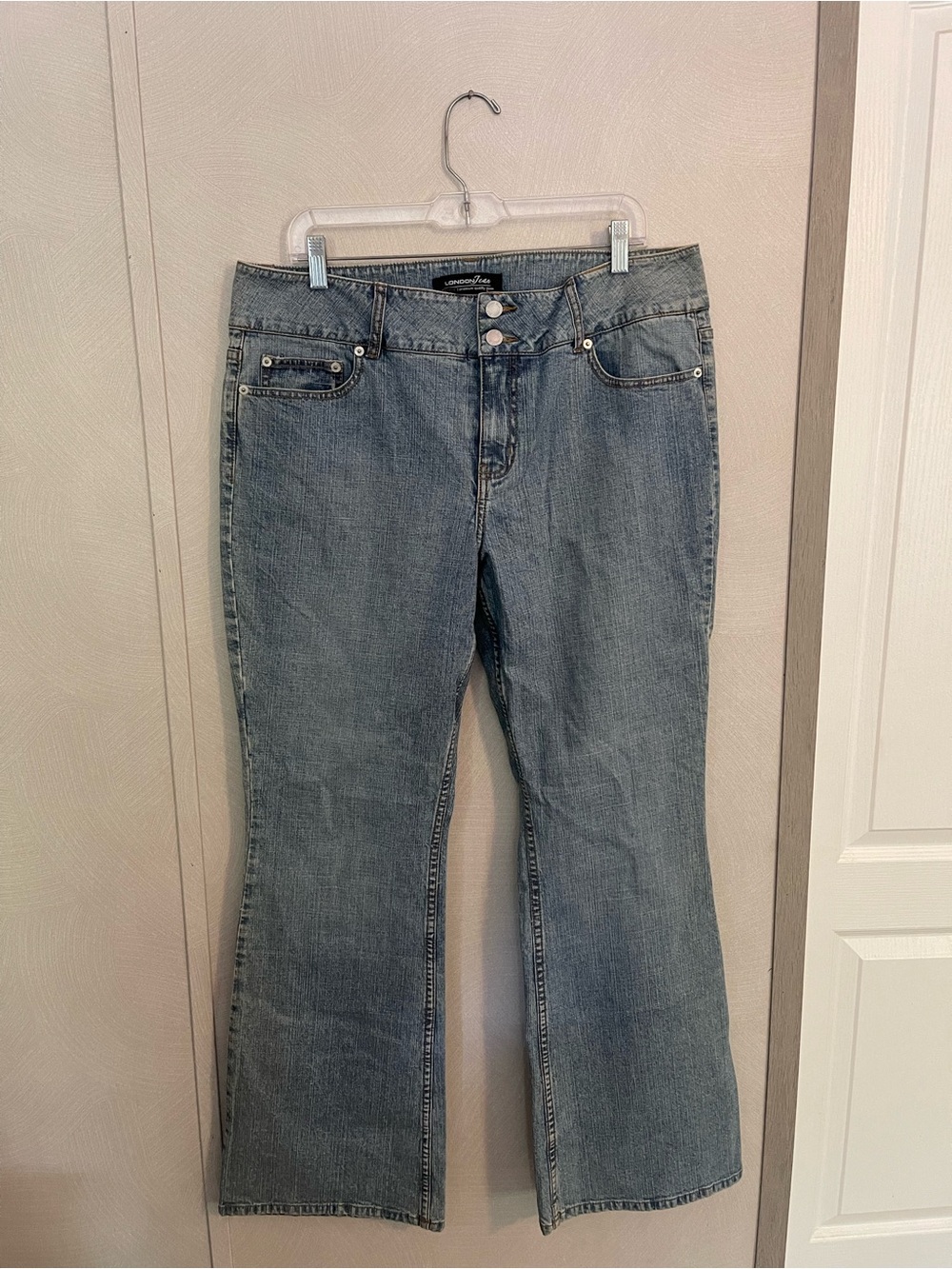 Y2K Vintage London Jean Stretch Premium Quality Denim Bootcut Jeans - Size 16